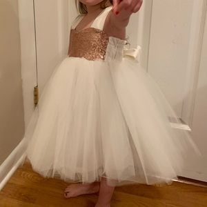 HP🎉Rosegold special occasion/flower girl dress